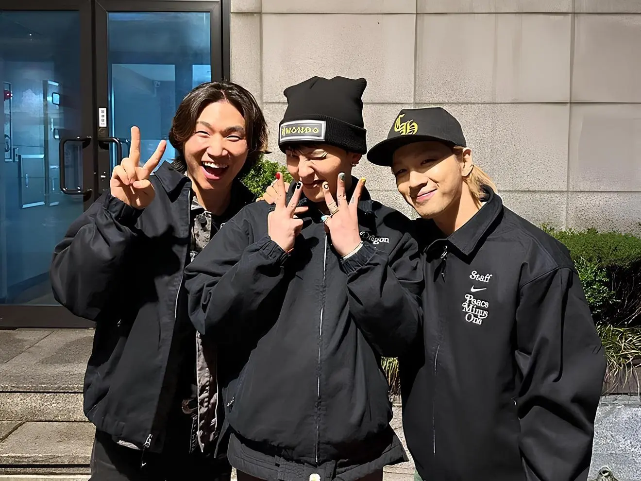 BIGBANG members G-Dragon, Taeyang, and Daesung
