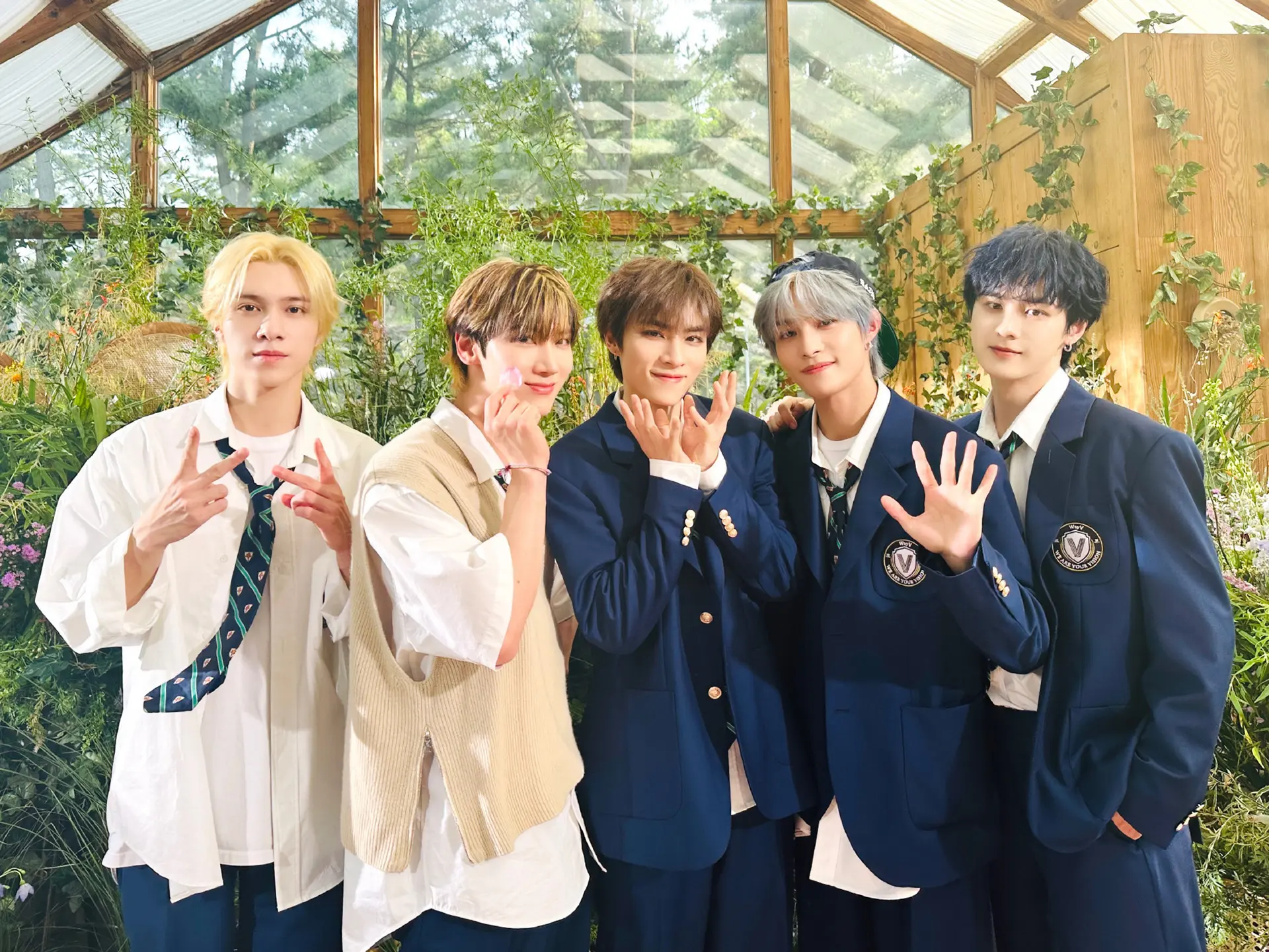 Photos of WayV members